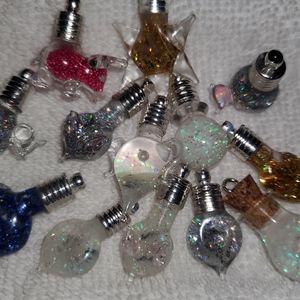 Critters glass botlles.Rice with Live,Love,Laugh